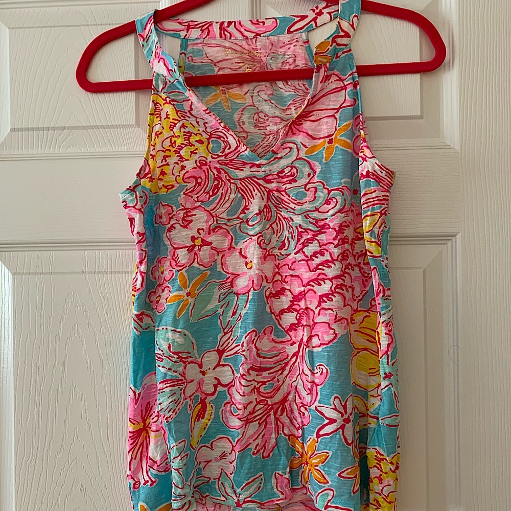 EUC Lilly Pulitzer Pineapple Tank Top